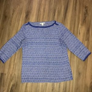 Banana Republic Blue/White Tunic